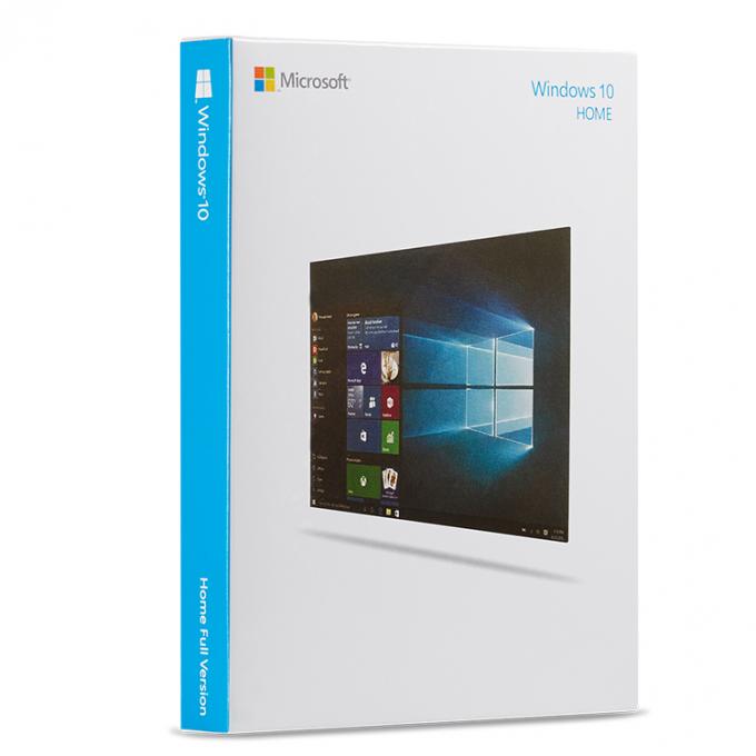 Kualitas Tinggi Microsoft Windows 10 Home Retail Box dengan USB FPP License Key Code Menangkan 10computer sistem operasi